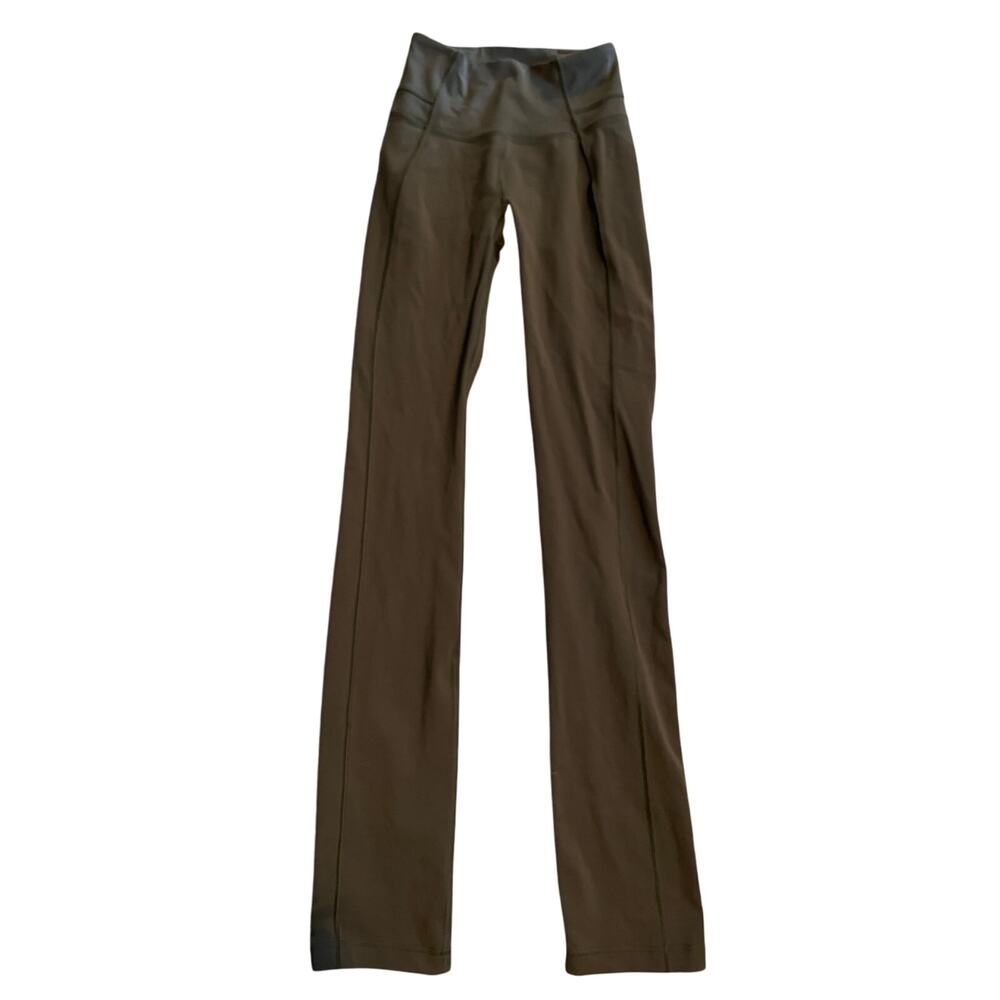Lululemon groove pant army green size 2